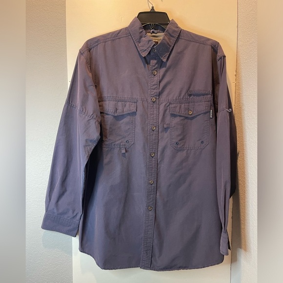 Woolrich Elite Series Tactical Men’s Button Down Shirt Size Large Deep Navy - Picture 2 of 15